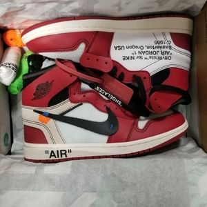 Nike off white jordans 1